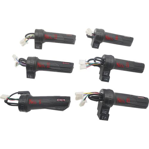 Electric Bike Twist Throttle 24V 36V 48V 60V 72V Electric Scooter Twist Grip Cycling Grips e-bike parts