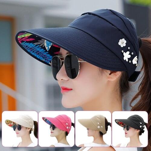 New Sombrero De Verano Fashion Womens Golf Caps Spring And Summer Fashion Top Line Large Edge Anti-uv Sunshade Mujer Hat #yj