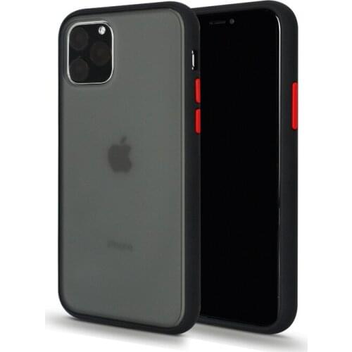 New Phone Case For iPhone 11 Pro X XR XS Max 7 8 Plus Luxury Contrast Color Frame Matte Hard PC Protective For iPhone 11 Case