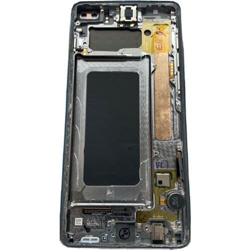 Original Middle Frame Chassis For Samsung Galaxy S10 S10Plus S10+ Front Housing Bezel Case Replacement