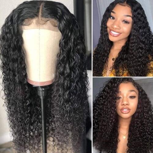 Hairmoda Transparent Lace Wigs 10A Deep Wave 4x4 Closure Lace Wigs Remy Peruvian Human Hair Lace Front Wigs For Black Women