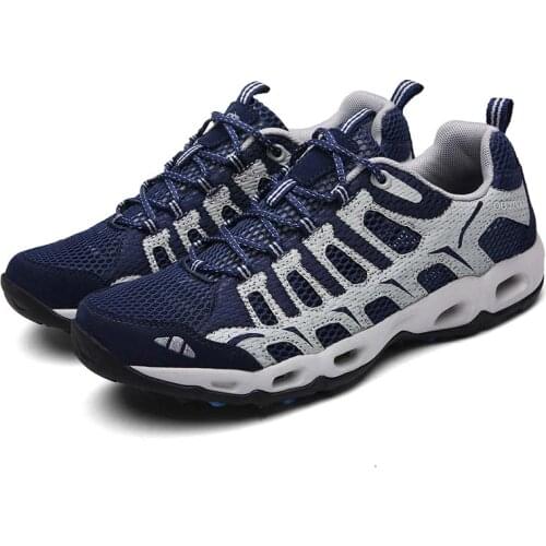 Men Hiking Shoes Women Aqua Shoes Non-slip Wear-Resistant Climbing Sport Shoes Outdoor Walking Shoes Travel Comfortable Sneakers