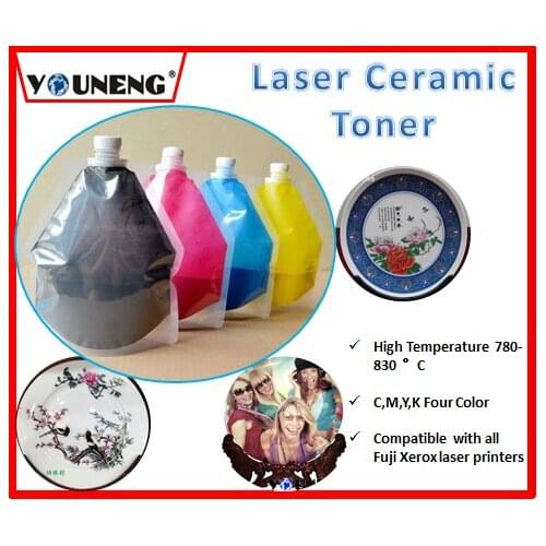 Compatible laser ceramic toner for xerox 6510 6500 215 color copier,ceramic toner powder CMYK 50g/color 200g