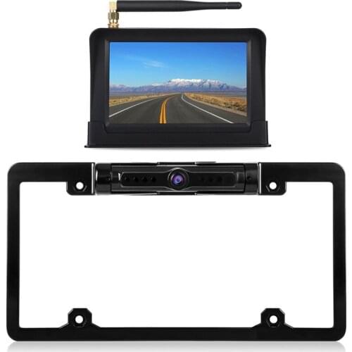 XYCING Rear View Camera Wireless Rear View Digital Surveillance Camera System Car 5-inch HD LCD Screen Waterproof Camera
