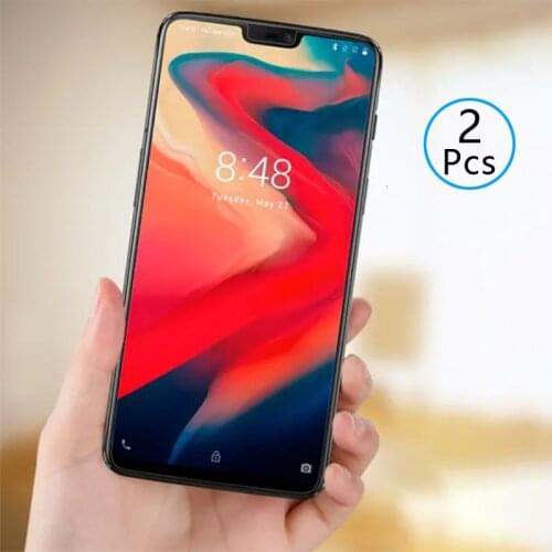 Protective glass for oneplus 6 6t 5 5t 3 3t 7 tempered glass on one plus 3 5 6 t glas screen protector oneplus6 oneplus5 2pcs 9h