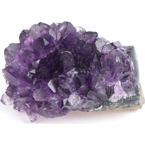 1PC 10-50g Natural Amethyst Cluster Quartz Crystal Mineral Healing Stones Gift Rough Home Decor Reiki Polished Crafts