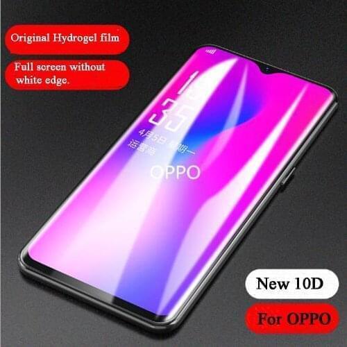 10D Soft HD Hydrogel Film Anti-blue light For OPPO Reno/ Find X Full Cover anti-fingerprint Screen Protective Film
