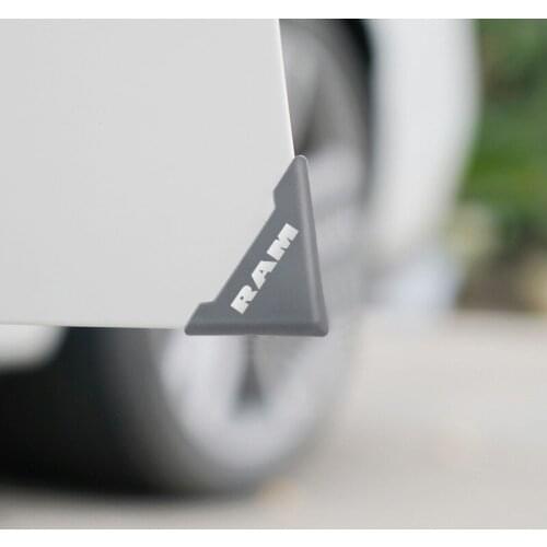 2PCS Car Door Corner Cover Bumper Protector Anti-Scratch Sticker For Dodge Challenger RAM Grand Car Styling