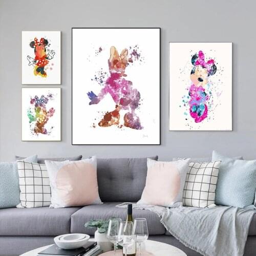 5D DIY Diamond Embroidery Disney Mickey Minnie Anime Diamond Painting Full Square Cross Stitch Kit Mosaic Art Rhinestones Decor