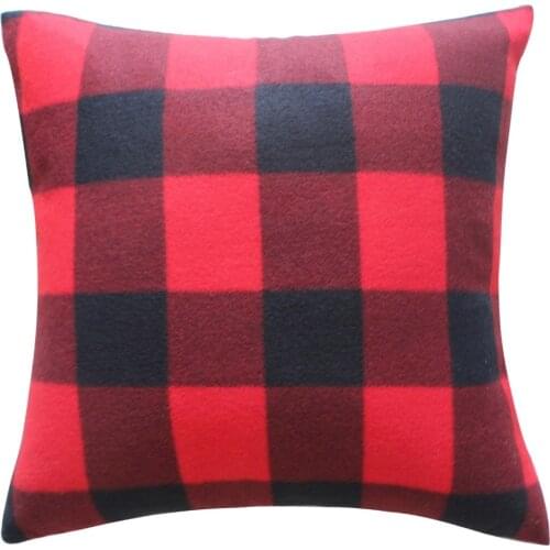 Free Shipping Buffalo Check Cushion OEM Decorative Home Sofa Car Chair Throw Customized Car Cushion cover