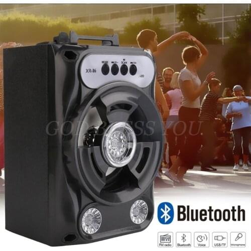 Large Size Bluetooth Speaker Wireless Sound System Bass Stereo with LED Light Drop Shipping