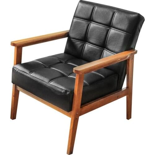 Dessert tea shop chair coffee restaurant card seat simple leisure office reception to discuss leather sofa