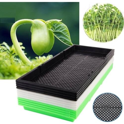 Nursery Pots Sprouting Tray Bean Sprout Planter Small Planting Dishes Plate Seedling Tray Plastic Gardening Nursery Pots Tool