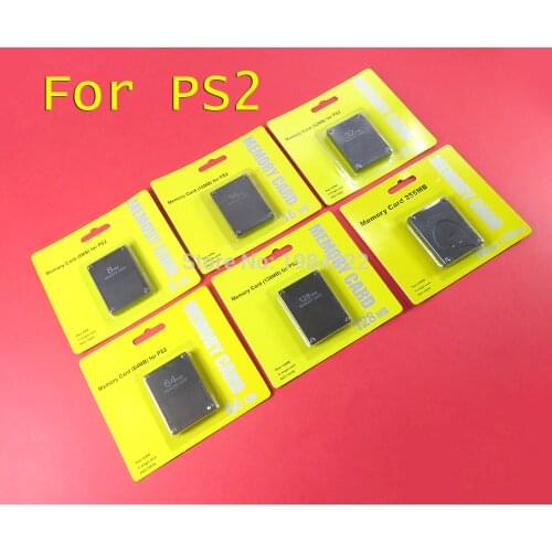 50PCS Memory Card Save Game Data Stick Module Extended Card Game Saver 8M /16M /32M /64M /128M /256M For PlayStation 2 PS2