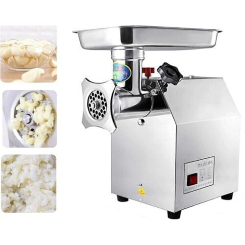 Commercial Electric Meat Grinder Stainless Steel Meat Mincer Sausage Stuffer Minced Garlic Chili