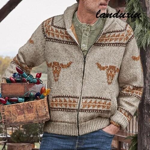 Landuxiu Men's Sweaters