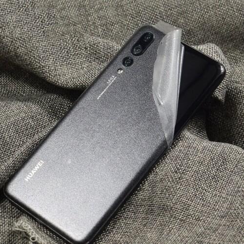 HOT!! Multi-Grain Transparent Decorative For Huawei P20 Pro Lite Mobile Phone Protector P20PRO Back Film Stickers