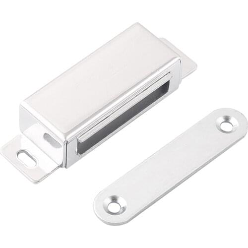 Stainless Steel Cabinet Door Catch- 25kg Magnetic Catch for Kitchen Cupboard Wardrobe Closet Closures Cabinet Door Drawer Latch