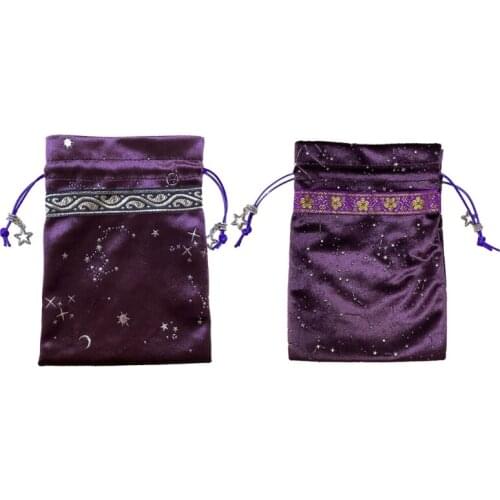 2021 New Rectangle Tar-ot Astrolabe Divination Speelkaarten Tar-ot Game Tar-ot Velvet Bag