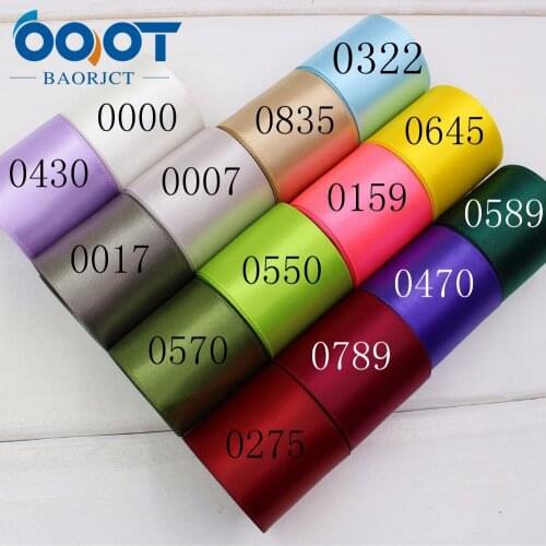 OOOT BAORJCT 1742828 38mm 10 yard Solid Color Ribbons SATIN RIBBON WEDDING PARTY TABLE ANNIVERSARY CAKE FLOWER DECORATING