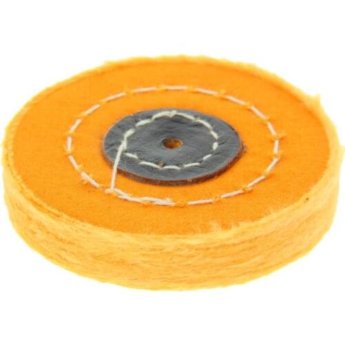 Utoolmart 1~3pcs Cotton Muslin Buffing Wheel 2"/3"/4" 4mm Center Arbor Hole Polishing Wheel for Gold Silver Jewelry Hardware