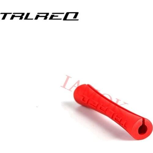 TRLREQ Bicycle 1 Piece Frame Paint Protective Sleeve TPR Rubber Iamok Ultra Light Black/Red Cable Tube Smart Cover Bike Parts