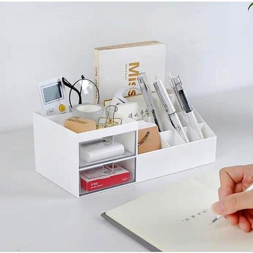 Drawer type cosmetic storage box, desktop organizer, dressing table, shelf