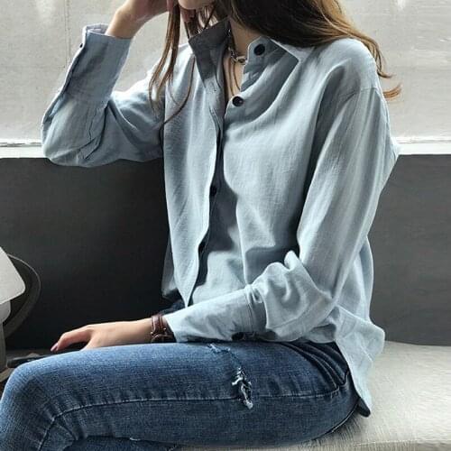 New Spring Autumn Women Casual Shirts Long Sleeve Blue Apricot Irregular Shirt Tops Female Big Size Office Blouses Plus Size 4XL