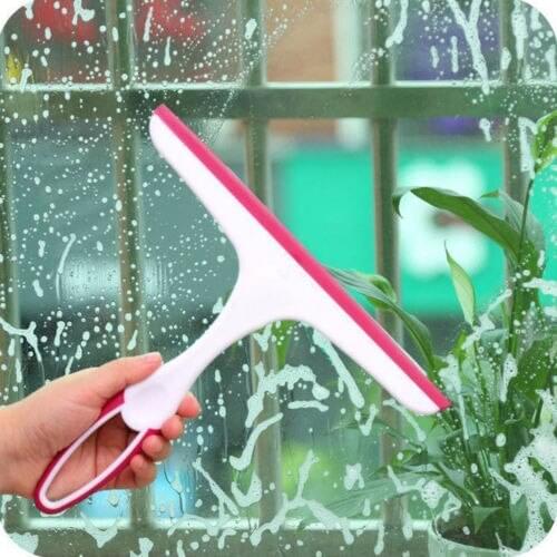 1PC Soft plastic glass scraping bathroom glass wiper window glass cleaner window