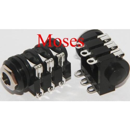 100% Original 6.35 Microphone KTV PJ-645C Audio Effects connection Mono/Stereo Enclosed jack with solder terminals sockets