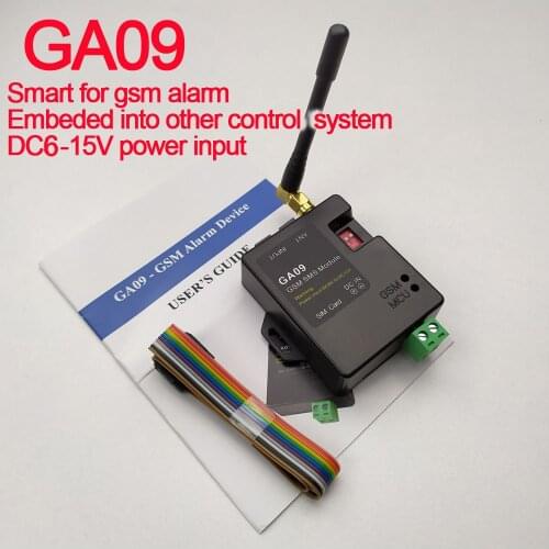 2017 New Published Free shipping 8 channel GA09 Super small GSM Alarm Systems SMS Alarms Security System
