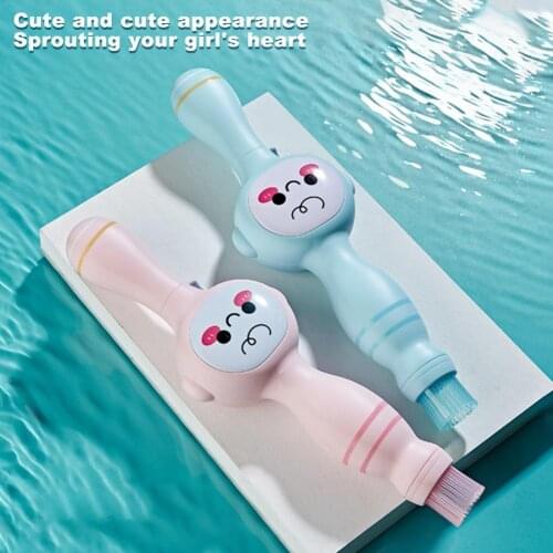 2021 Useful Soap Bubble Toy Smooth Surface Portable Musical Effect Funny Fancy Leak-proof Smoke Bubble Wand for Children