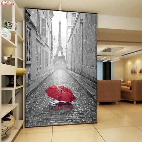3d Embossed Murals Wallaper Wallpapers for Living Room Wall Papers Home Decor Mural Roll Paris Eiffel Tower City Papel De Parede