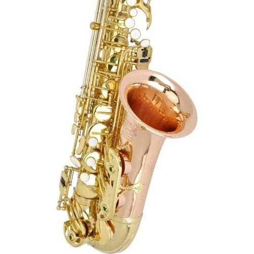 68 brass Eb saxophone professionalalto saxophone gold lacquer falling tune E F Sax adult children examination drop E saxophone