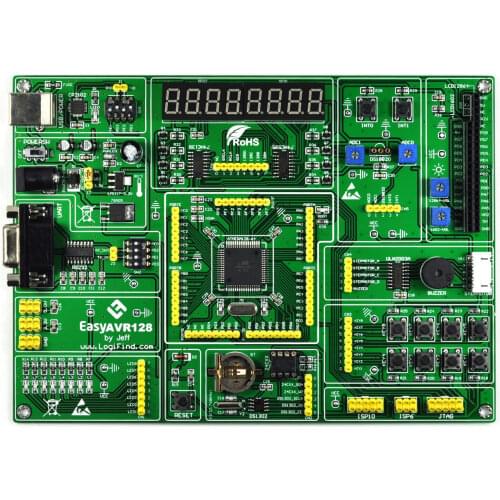 AVR microcontroller learning development board easyAVR128 mega128A development board