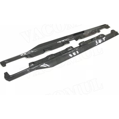 Carbon Fiber Auto Side Skirts Aprons Kit for Mercedes Benz AMG GT AMG GTS AMG GTR Coupe 2PCS / Set Car styling