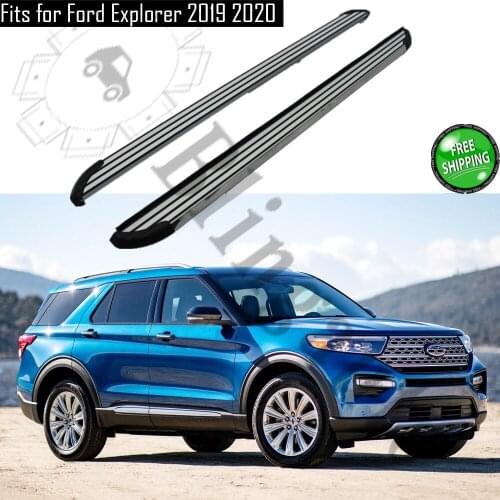 Aluminium alloy side step fits for F ord Explorer 2019 2020 running board Nerf bar pedal protector side stairs platform