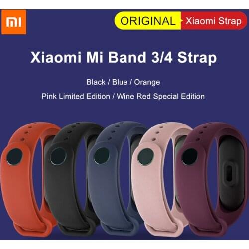 Xiaomi Mi Band 4 Strap Wrist Bracelet / Mi Band 4 Charging Cable Original Accessories Compatible with Mi Smart Band 3 4 NFC
