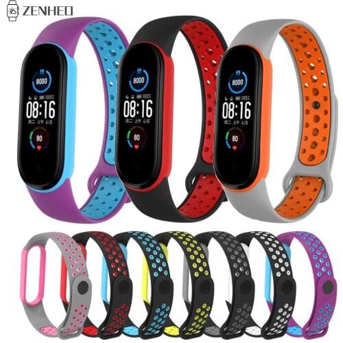 For Xiaomi Mi Band 5 Wrist Band Replacement Soft Silicone Bracelet Strap For Mi Band 5 Accessories