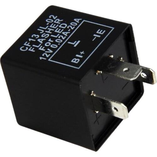 1PCS 12V Car Flasher Relay CF13 JL Fix LED Light Turn Signal Indicator Hyper FlashCar Lamp Fast Flashing No flash Repair