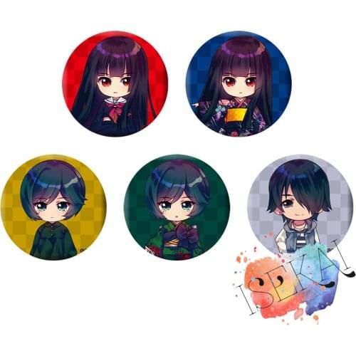 ISEKAI Brooches Girl On Clothes