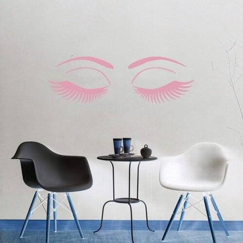 Creative Pretty eyelashes Wall Sticker Girl room living room decorations for home wallpaper Mural Art Decals stickers DW1413