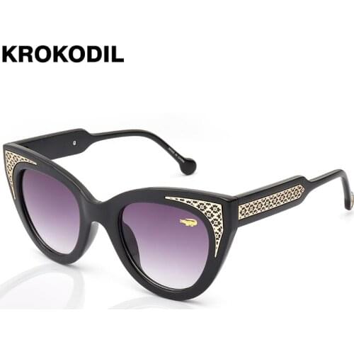 KROKODIL Sunglasses UV400 Men Women Unisex Designer sun glasses Retro Oculos De Sol Feminino Masculino gafas de sol