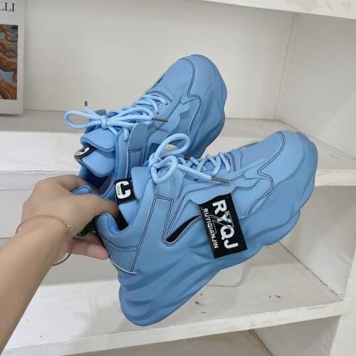 Sneakers Women 2021 Platform Shoes Fashion Crystal Bling Shoes Ladies Trainers Casual Chunky Sneakers Women Basket Femme