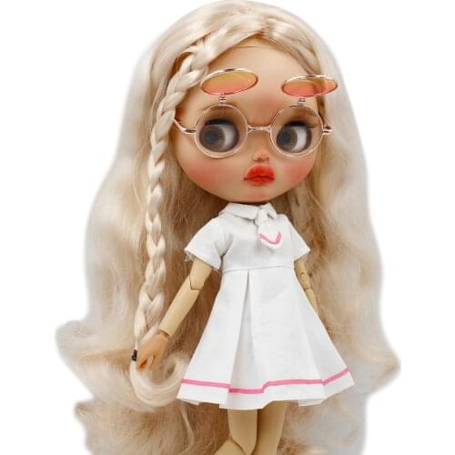 Blyth ICY 1/6 Doll Fashion Glasses The lens can open the double lens Seven Colors Gift Toy Free Shipping