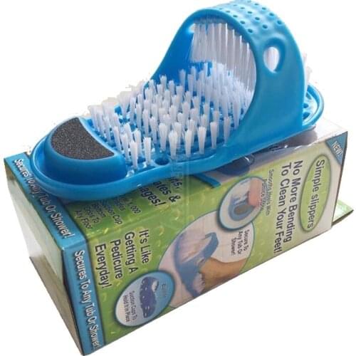 New Foot Brush With Suction Cup Massage Foot Brush Comfortable Massage Foot Board Easy Feet Bathroom Slippers Brush