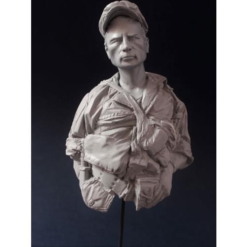 New Unassembled 1/10 US ancient man bust Resin Figure Unpainted Model Kit