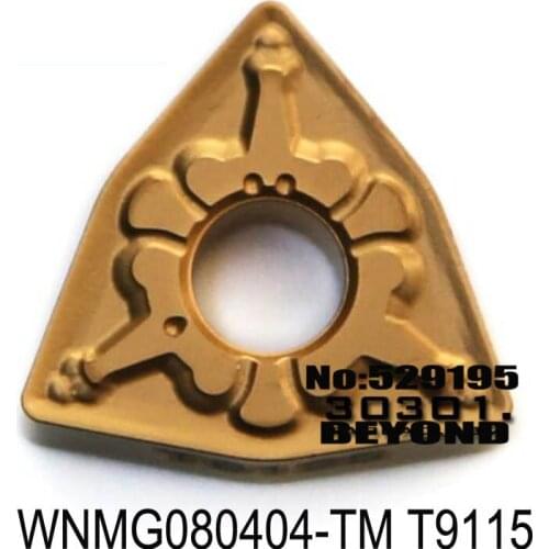 Original WNMG080408 WNMG WNMG080404-TM WNMG080408-TM WNMG080412-TM T9115 Lathe Cutter turning Tool carbide inserts CNC