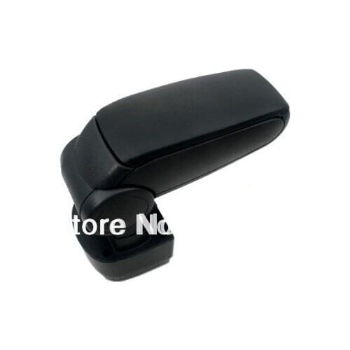 Center Console Armrest Black Leather For Mazda 2 2008-2012