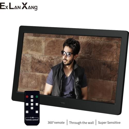 Christmas Gift 10 Inch High Definition Picture Multimedia Player MP3 MP4 Alarm Clock Digital Photo Frame 2.4G Remote Control